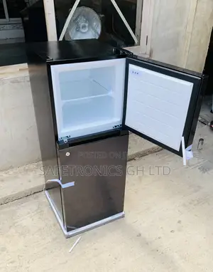 Quality Sleek Midea 187l Fridge, 127l Double Door Top Mount Freezer