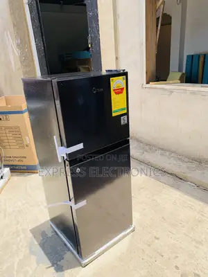 Lovely New Black Double Door Midea 127l