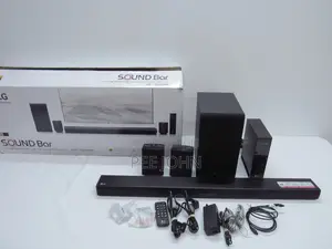 Lg Sj4r 4.1 Channel Soundbar – Wireless Subwoofer + Rear Speakers
