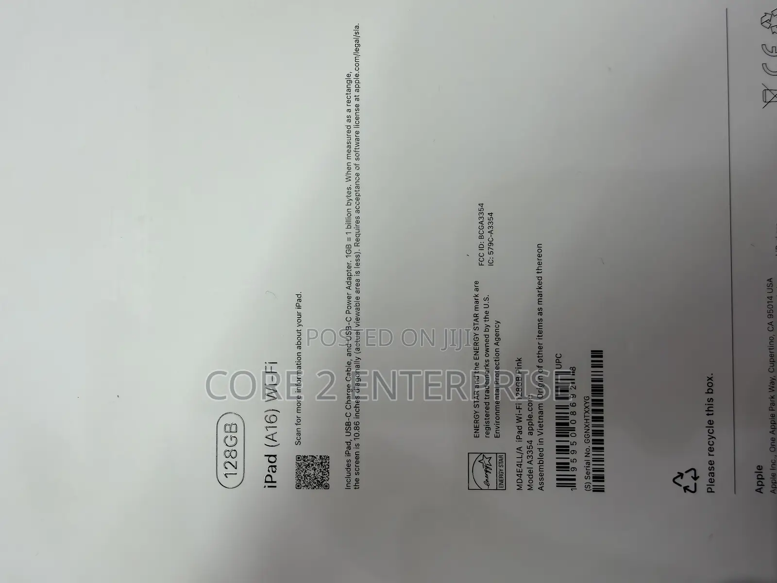 Apple iPad (2025) 128 GB Pink