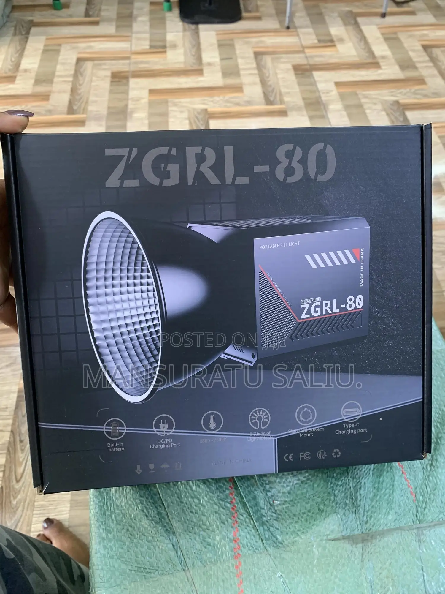 ZGRL-80 Palm Photography Light
