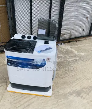Purchase Midea 7kg Semi Automatic Top Load Washing Machine Black White