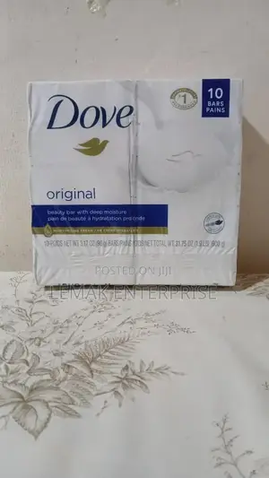 Dove Original Beauty Bar Soap (10 Bars)
