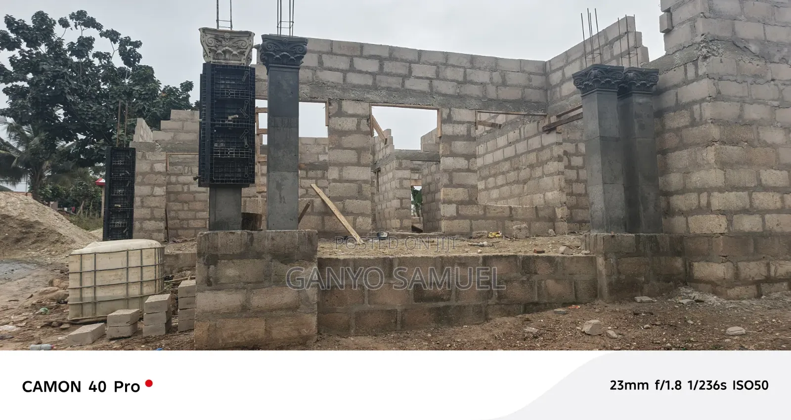 Sam Tuga Pillar Construction Work