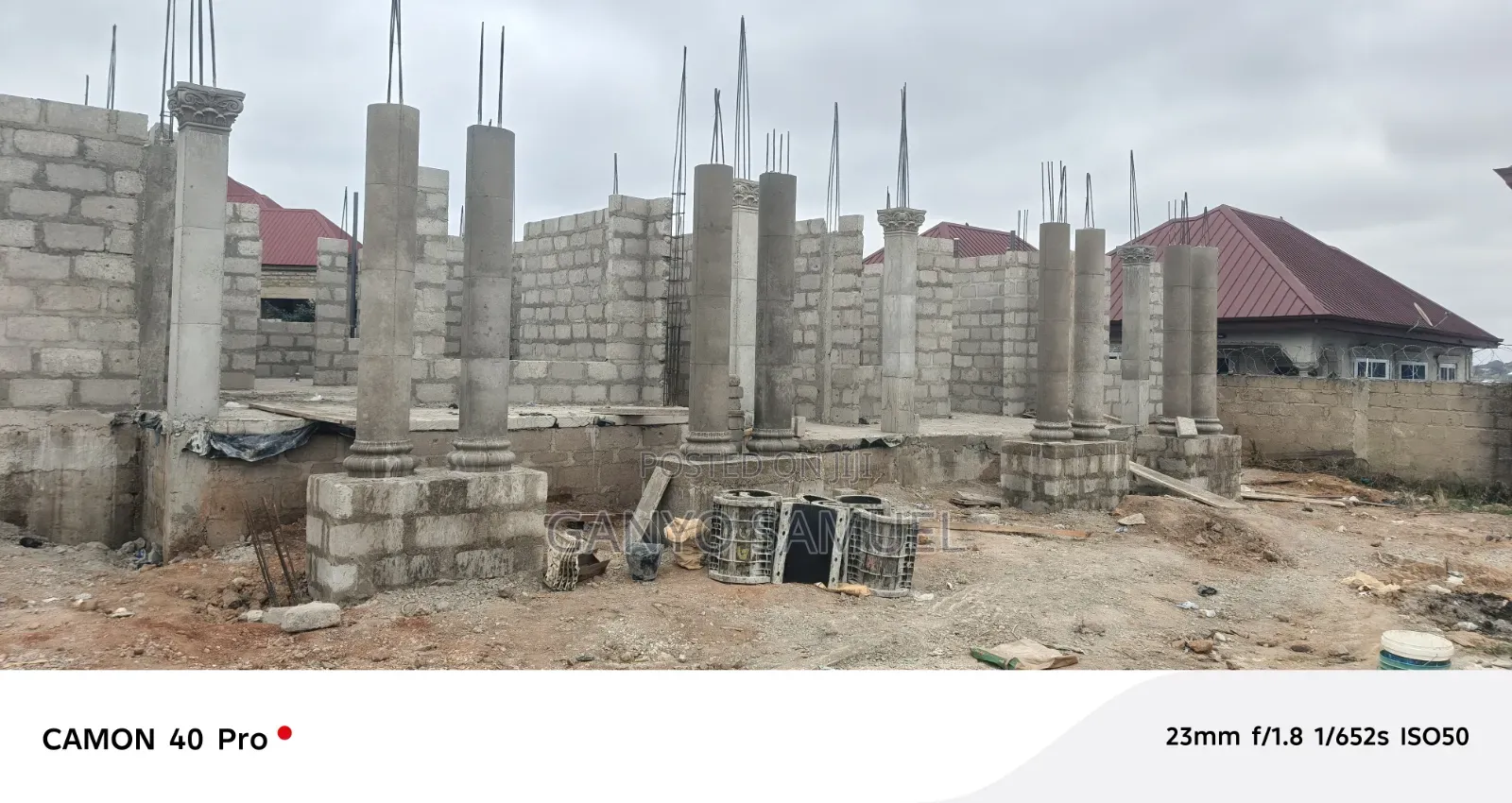 Sam Tuga Pillar Construction Work