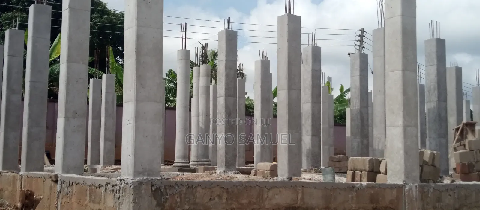 Sam Tuga Pillar Construction Work
