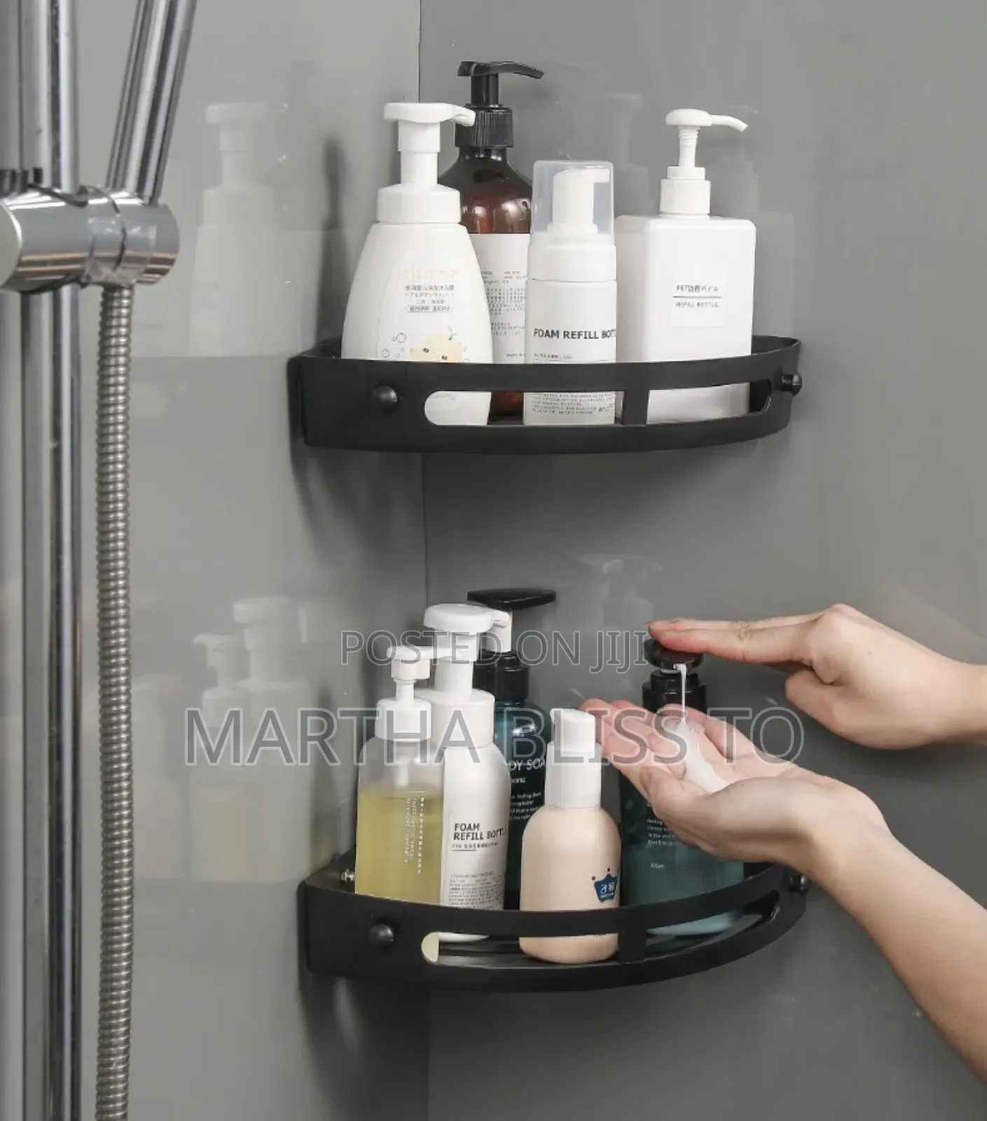 Corner Shelf for Bathroom Kitchen Toilet Storage