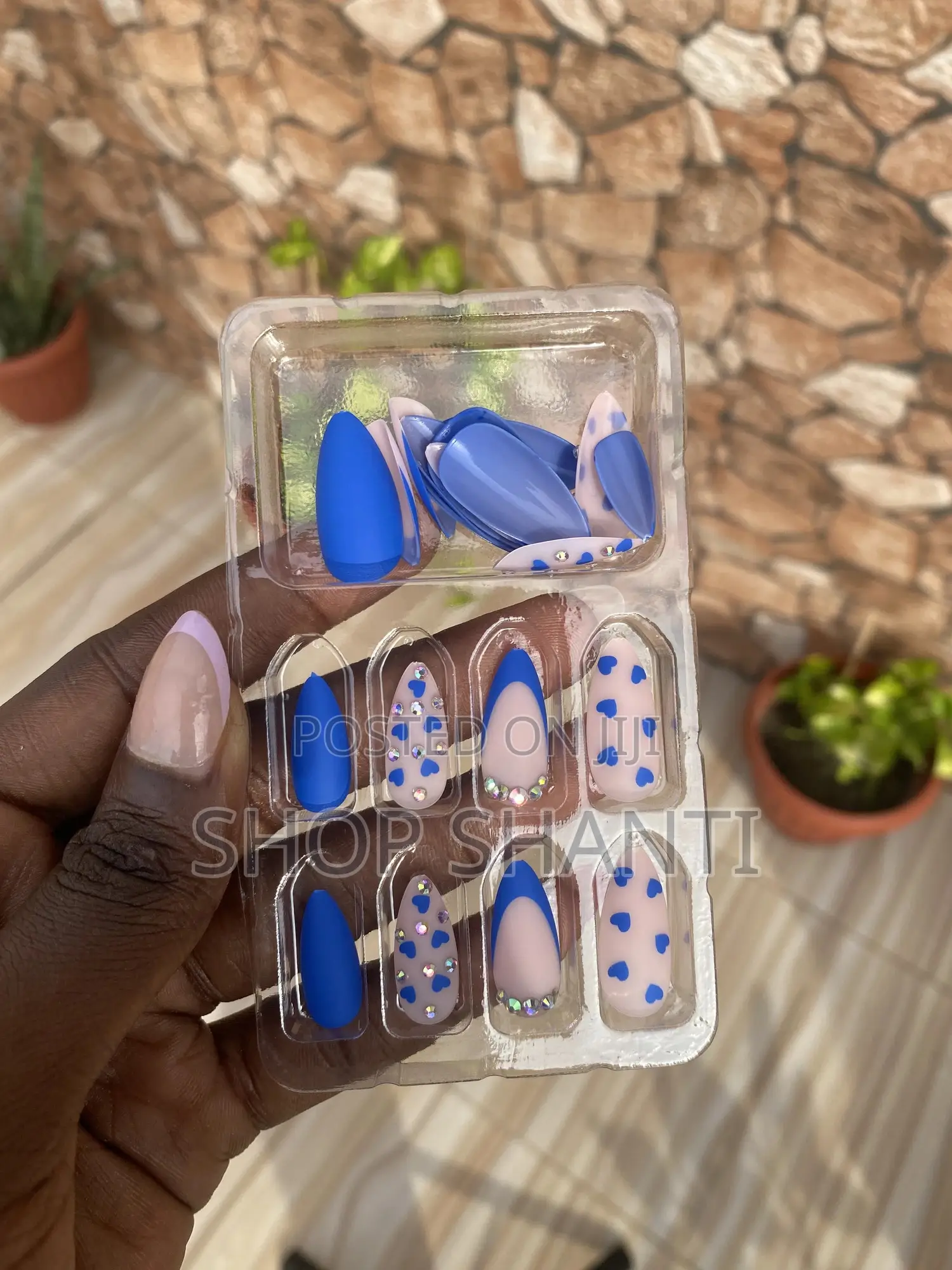 24pcs Basic Press-on Nails With Simple Cute Designs