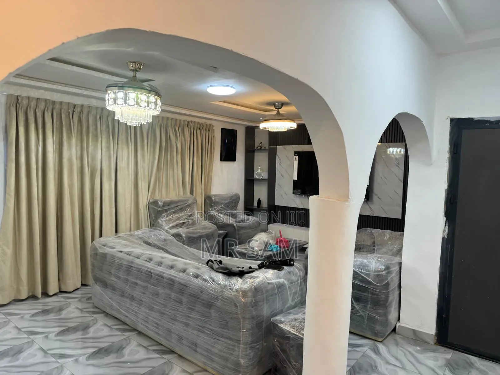 Furnished 3bdrm House in Sam Properties, Manhean for sale