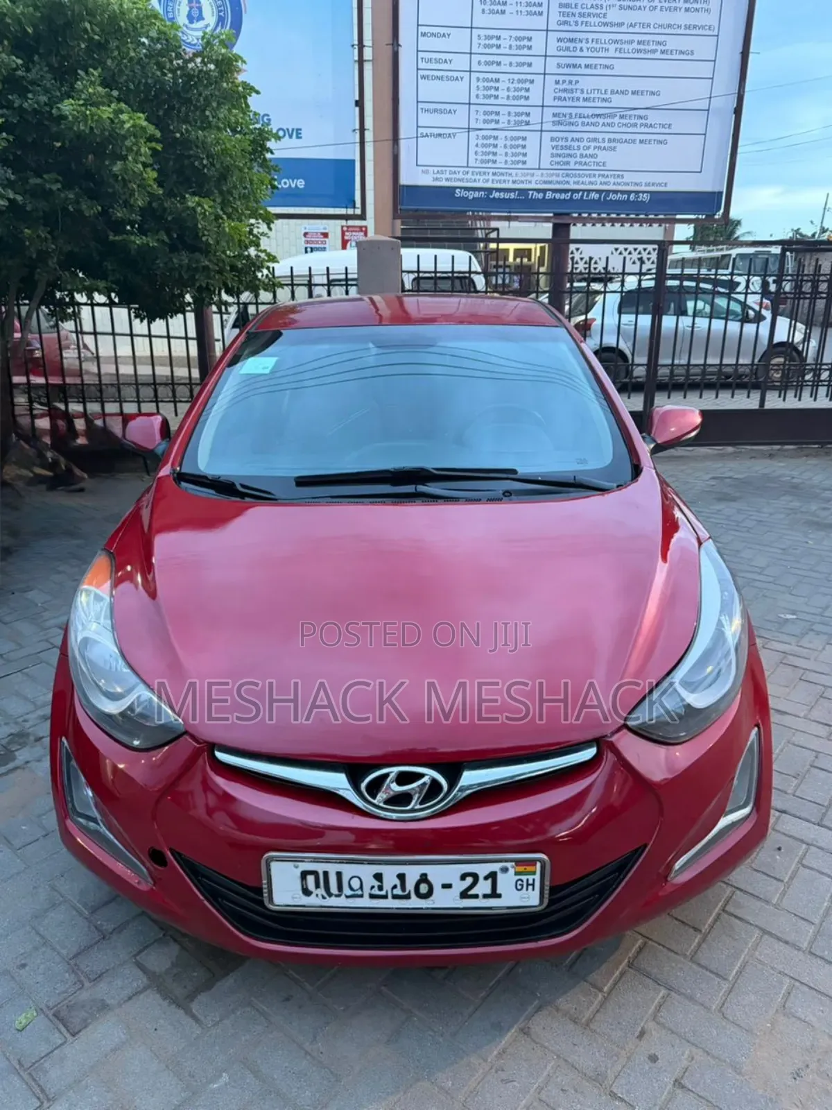 Hyundai Elantra 2013 Red