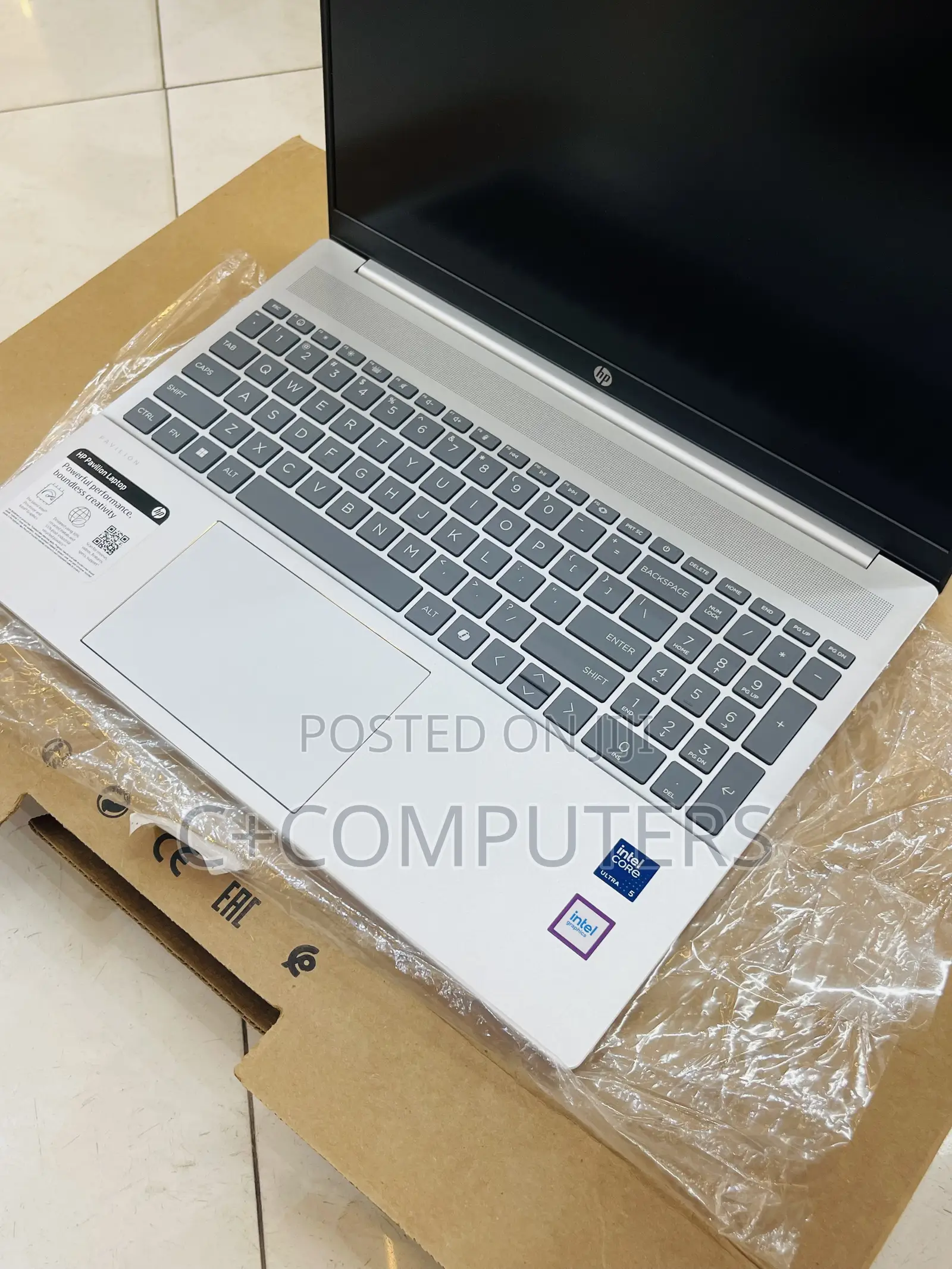 New Laptop HP Pavilion 15 8GB Intel Core Ultra 5 SSD 512GB