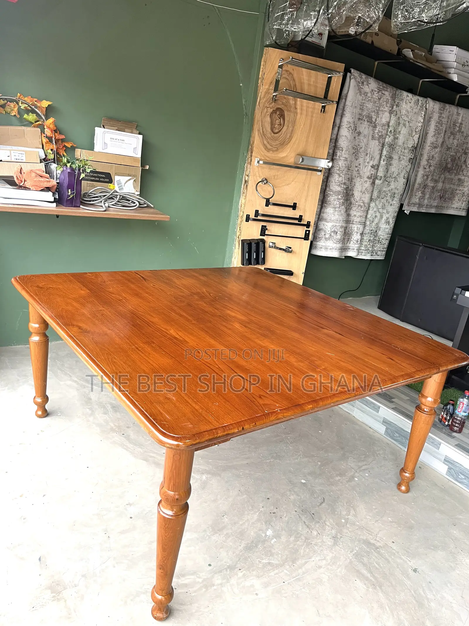 158 Cm Square Table With 78cm Height Available for From Uk