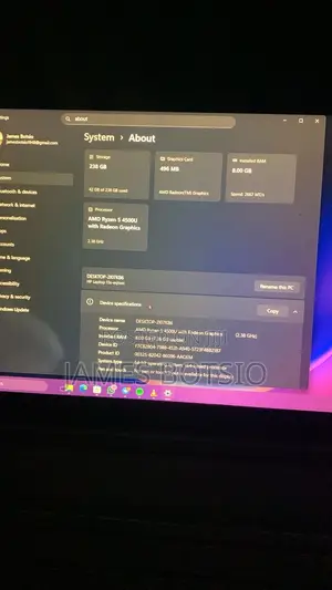 Laptop HP 15 8GB AMD Ryzen 5 SSD 256GB