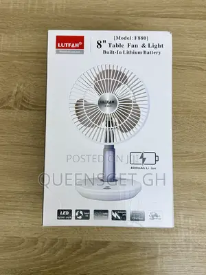 Lutfah Table Top Rechargeable Fun