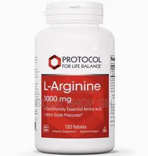 L-Arginine 1,000mg - Amino Acid - 120caps [ Nitric Oxide Booster ]