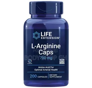 L-Arginine Caps, 700 Mg, Vitamin C Amino Acid for Optimal Health