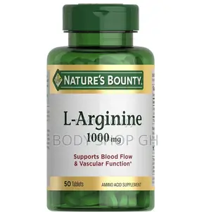 L-Arginine 1000mg for Supporting Blood Flow and Vascular Function
