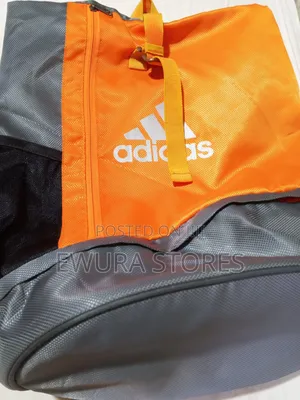 A Fashionable Backpack Orange, Gray Black