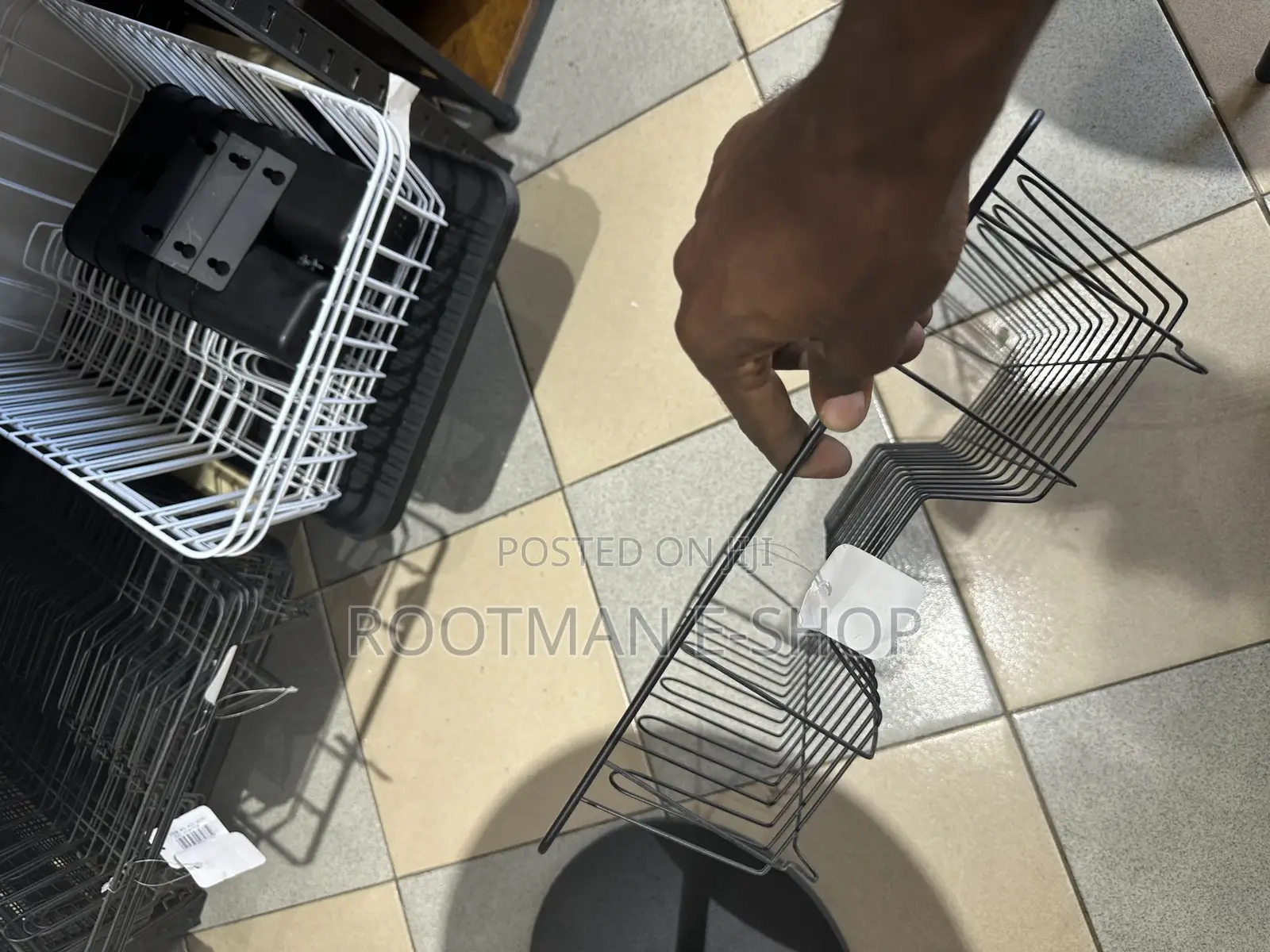 Extra-Wide Dish Drainer Rack With Drip Tray Cutlery Box