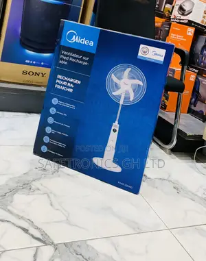 Order Lastest Midea Fist Fan 18 Rechargeable Fan