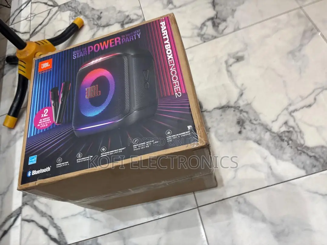 Powerful JBL Partybox Encore 2 Portable Karaoke Speaker