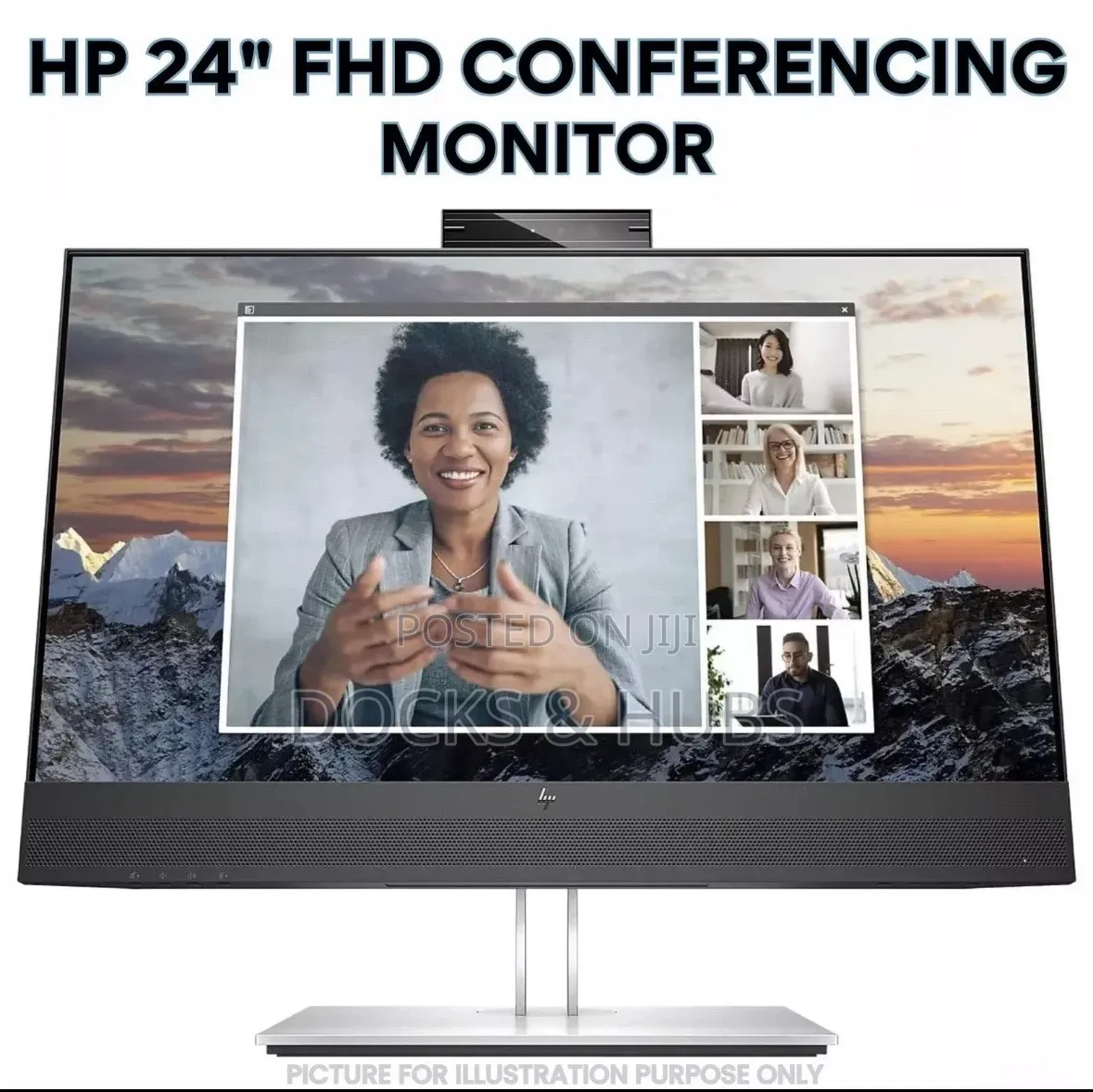 Hp E24m G4 24" FHD Conferencing Business Monitor With Inbuilt Webcam