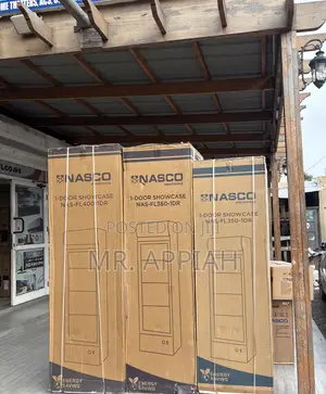 Get Durable Nasco Nas-Fl360-1dr-1 1 Door Fridge(Glass Door)298l