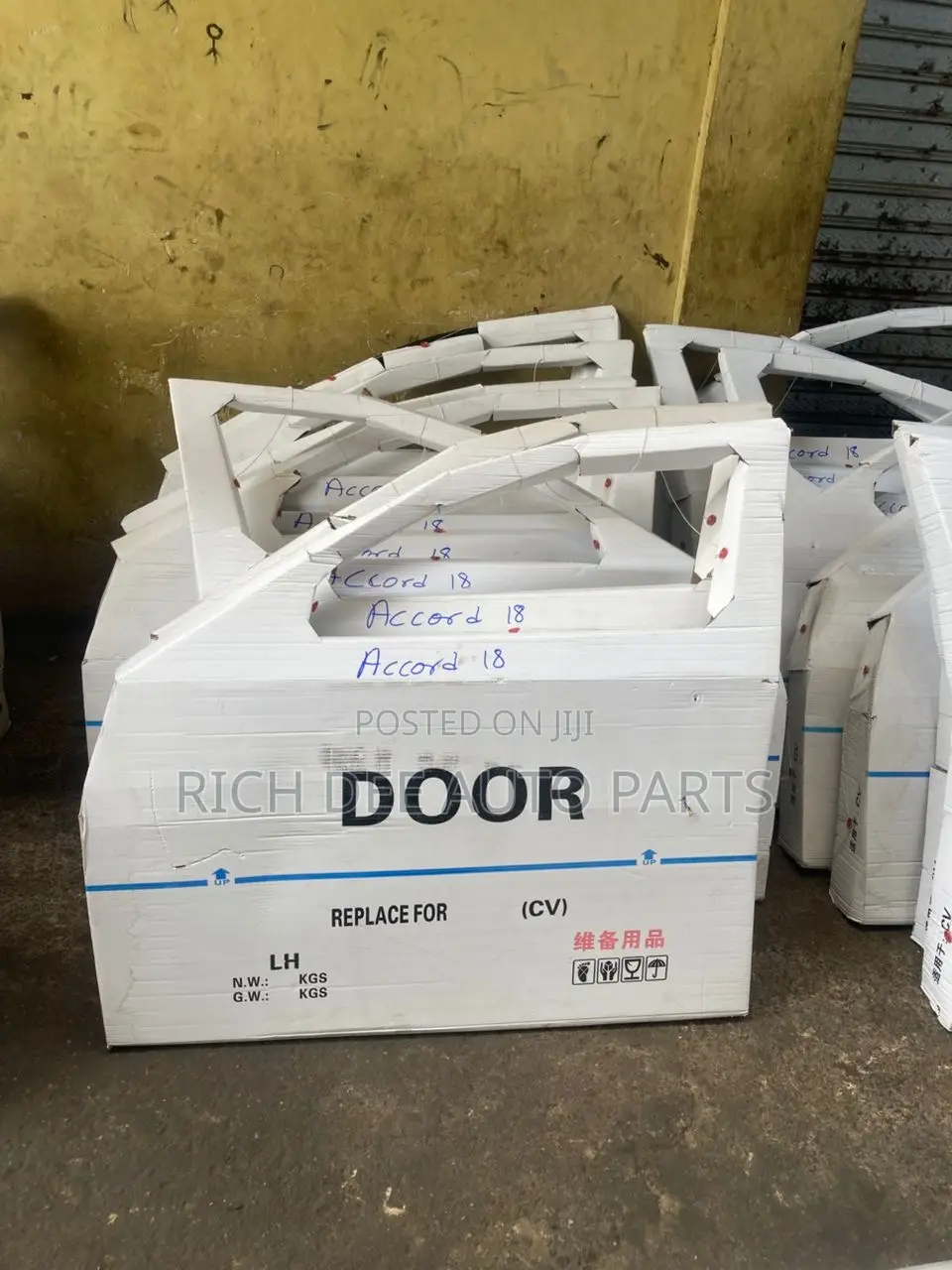 Accord 18 Front Doors 2018, 2019, 2020 2021 Left and Right Lh/Rh Empty