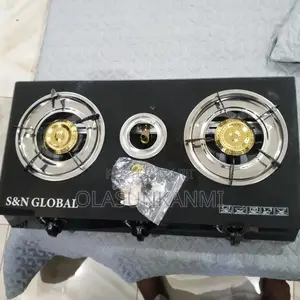 Gas Stove With Glass Panel