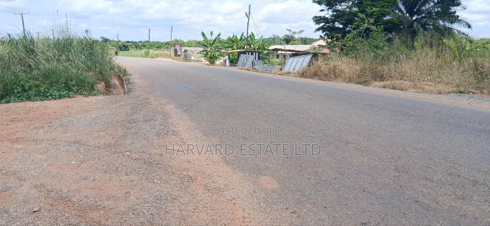 Roadside 2 Plots of Land for Sale at Tech Appiadu Near Knust Campus
