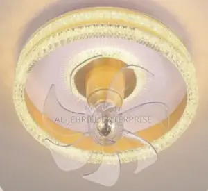 Led Crystal Ceiling Fan