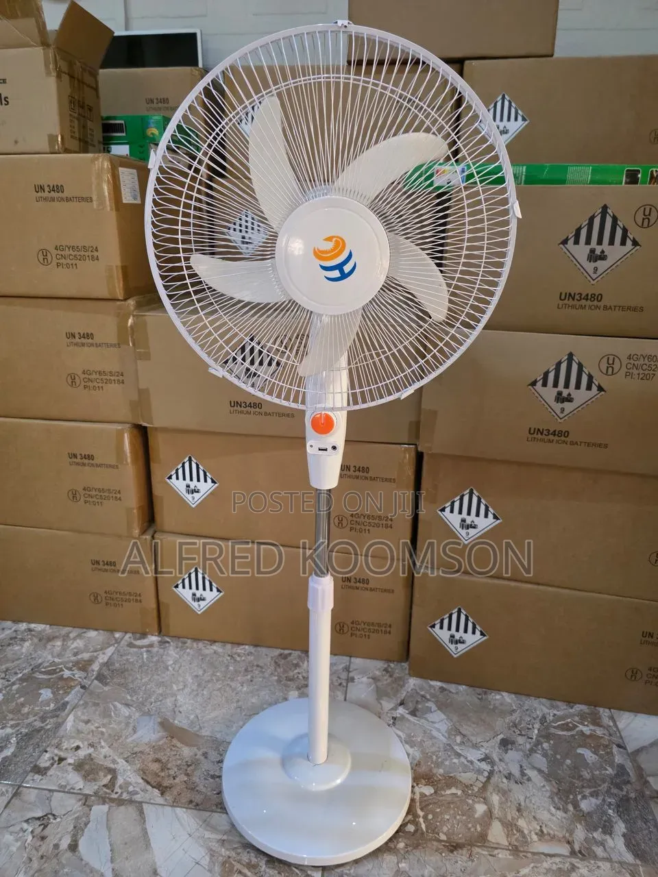 Solar Rechargeable Fan Available