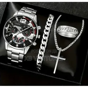Steel Wrist Watches Quartz Waterproof Bracelet Sliver