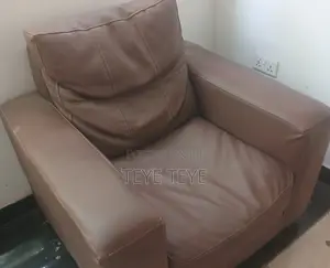 Single Leather Sofa Chair - Very Comfortablee Neat”