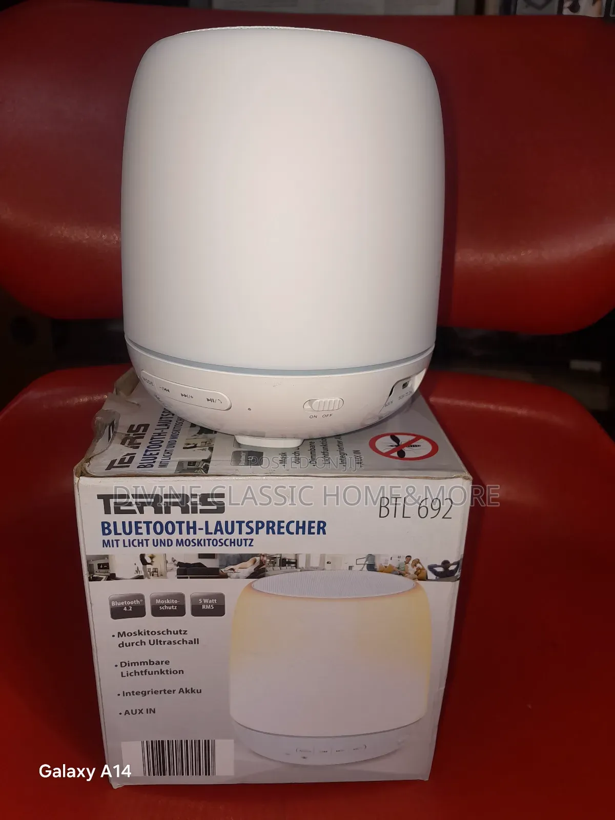Terris Bluetooth Speaker With Light and Mosquito Killer Music Box