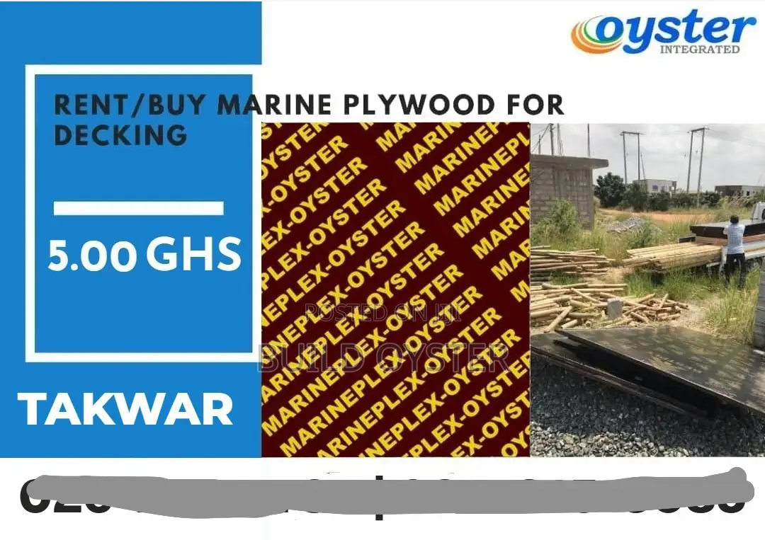 Marine Plywood Rental Services at Tarkwa