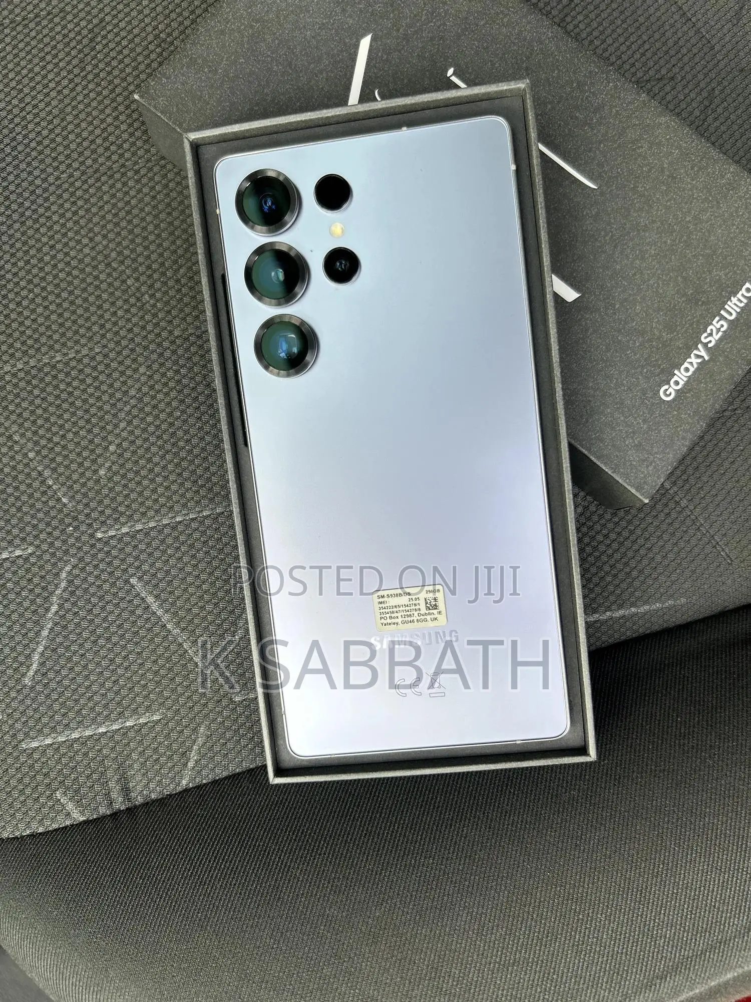 New Samsung Galaxy S25 Ultra 256 GB Silver