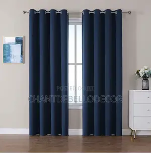Vintage Ready to Hang Grommet Blackout Curtains 300ghc a Pair ( 2pcs )