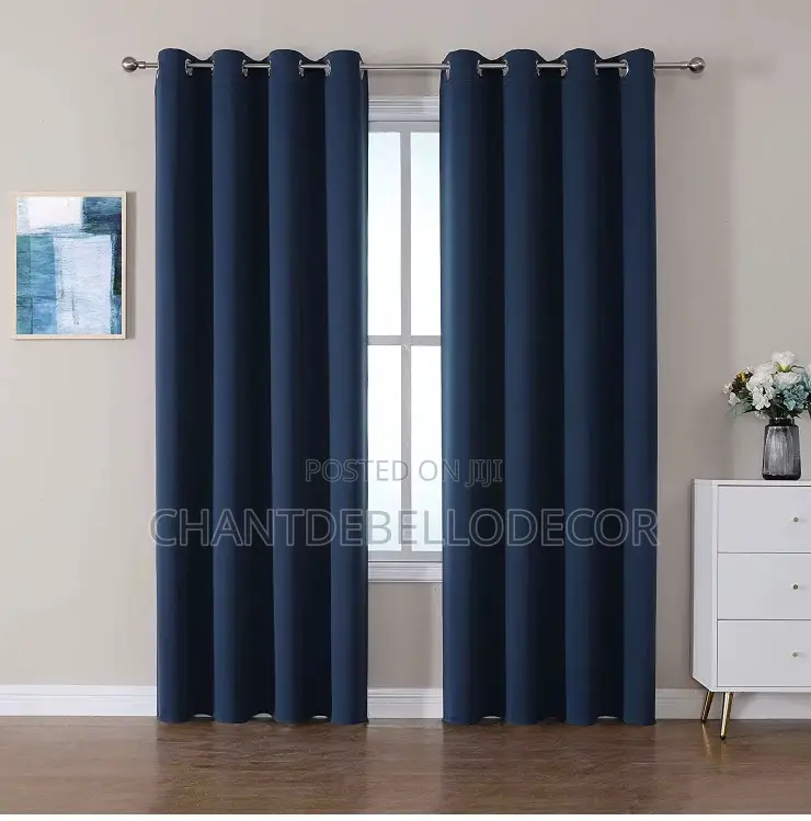 Vintage Ready to Hang Grommet Blackout Curtains 300ghc a Pair ( 2pcs )