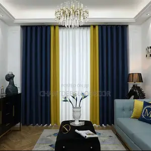 Separate Colors Blend Blackout Curtains 300ghc A Pair For Each Color