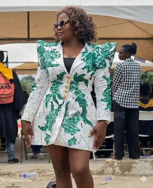 Ladies Structured Suit Gown