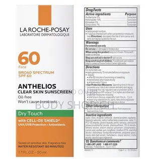 La Roche-Posay Anthelios Clear Skin Sunscreen Dry Touch SPF 60