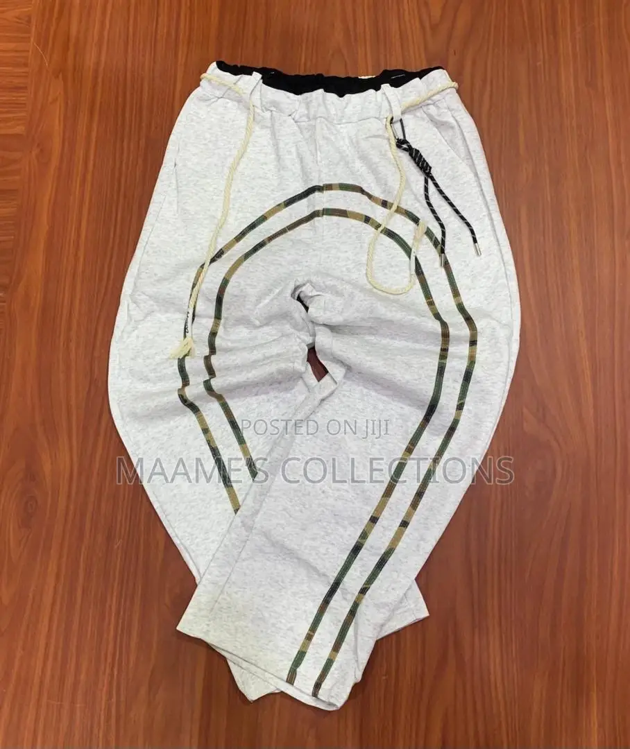 Patchwork Striped Jogger Pant / Sweatpant