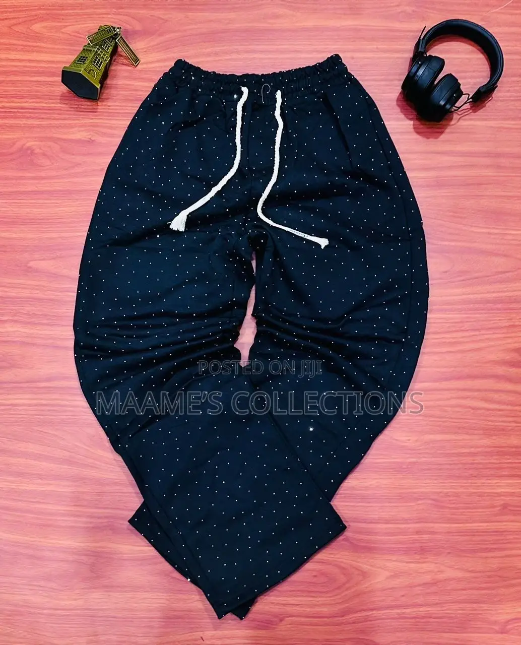 Patchwork Striped Jogger Pant / Sweatpant