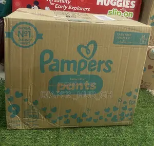 Pampers Baby-Dry Nappy Pants Size 9, 108 Nappies, 19kg+,