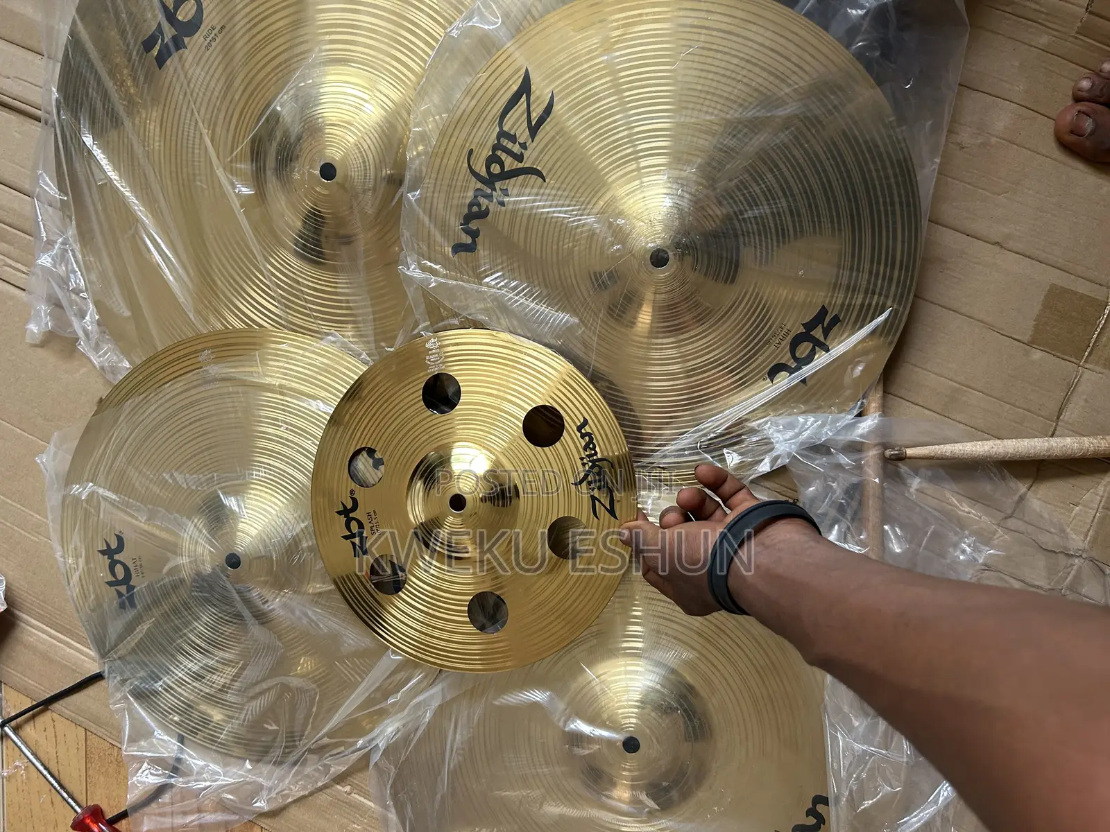 Zildjian ZBT Set of Cymbals
