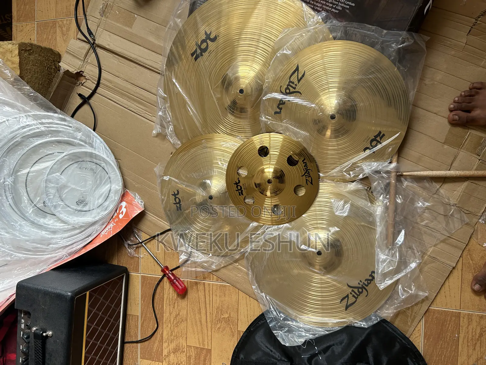 Zildjian ZBT Set of Cymbals
