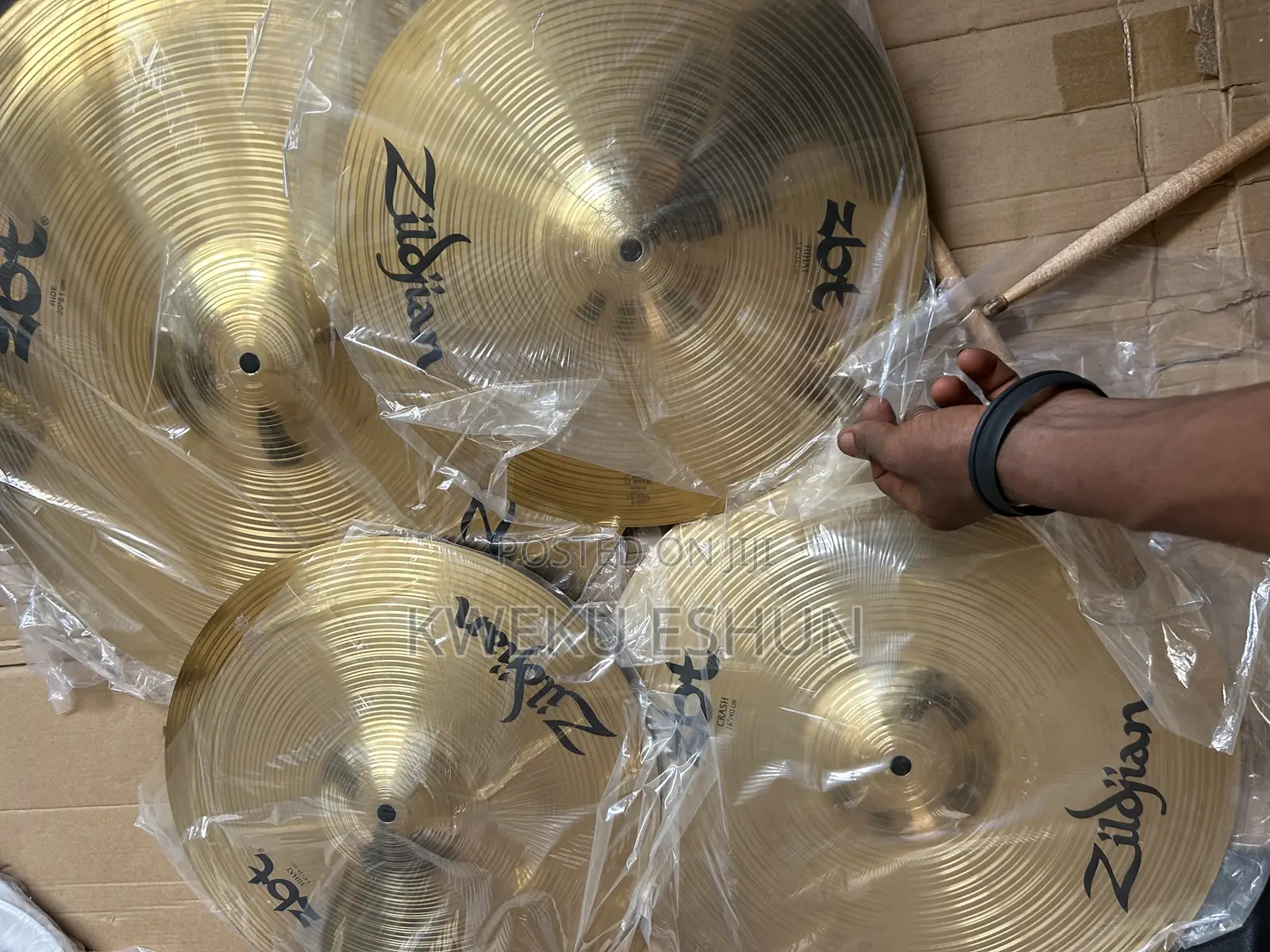 Zildjian ZBT Set of Cymbals