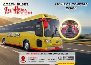 Coach Buses for Hiring, Comes With a Driver