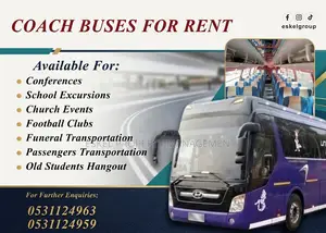 Coach Buses for Hiring, Comes With a Driver